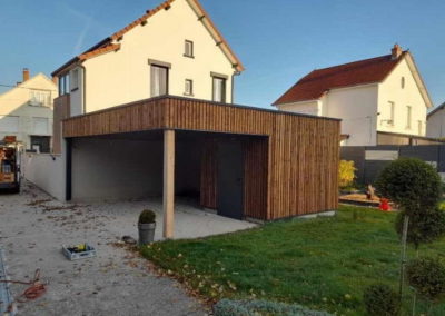 extension en bois et bardage bois